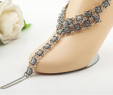 Bohemian Beach Bridal Anklet – Retro Foot Jewelry