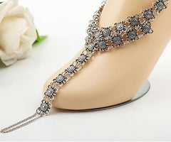 Bohemian Beach Bridal Anklet – Retro Foot Jewelry