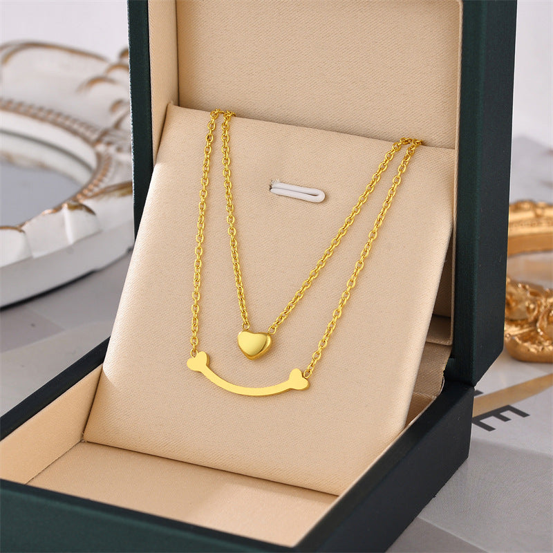 Fade-Resistant Titanium Steel Women's Necklace