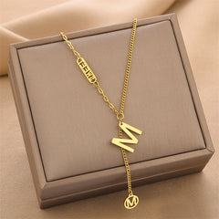 Fade-Resistant Titanium Steel Women's Necklace